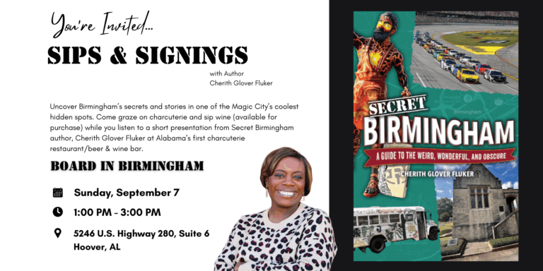 Sips + Signings Featuring Secret Birmingham